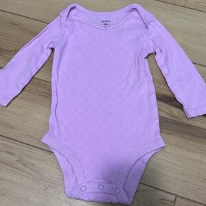 Carter's Pink Long Sleeve Bodysuit